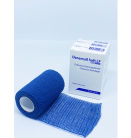 Mediplast 8cm x 4m Cohesive Fixation Bandage Blue