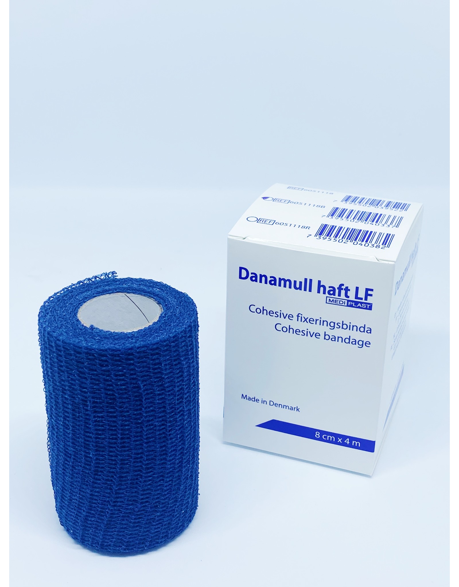 Mediplast Danamull Haft Zelfklevend Fixatiewindsel blauw 8cm x 4m