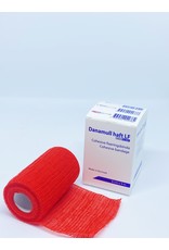 Mediplast Danamull-Haft Cohesive Bandage Red 8cm x 4m