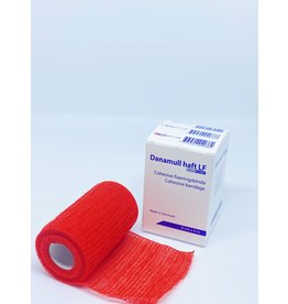 Mediplast 8cm x 4m Cohesive Fixation Bandage Red