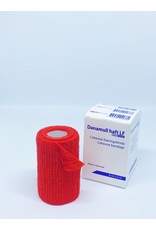 Mediplast Danamull-Haft Cohesive Bandage Red 8cm x 4m