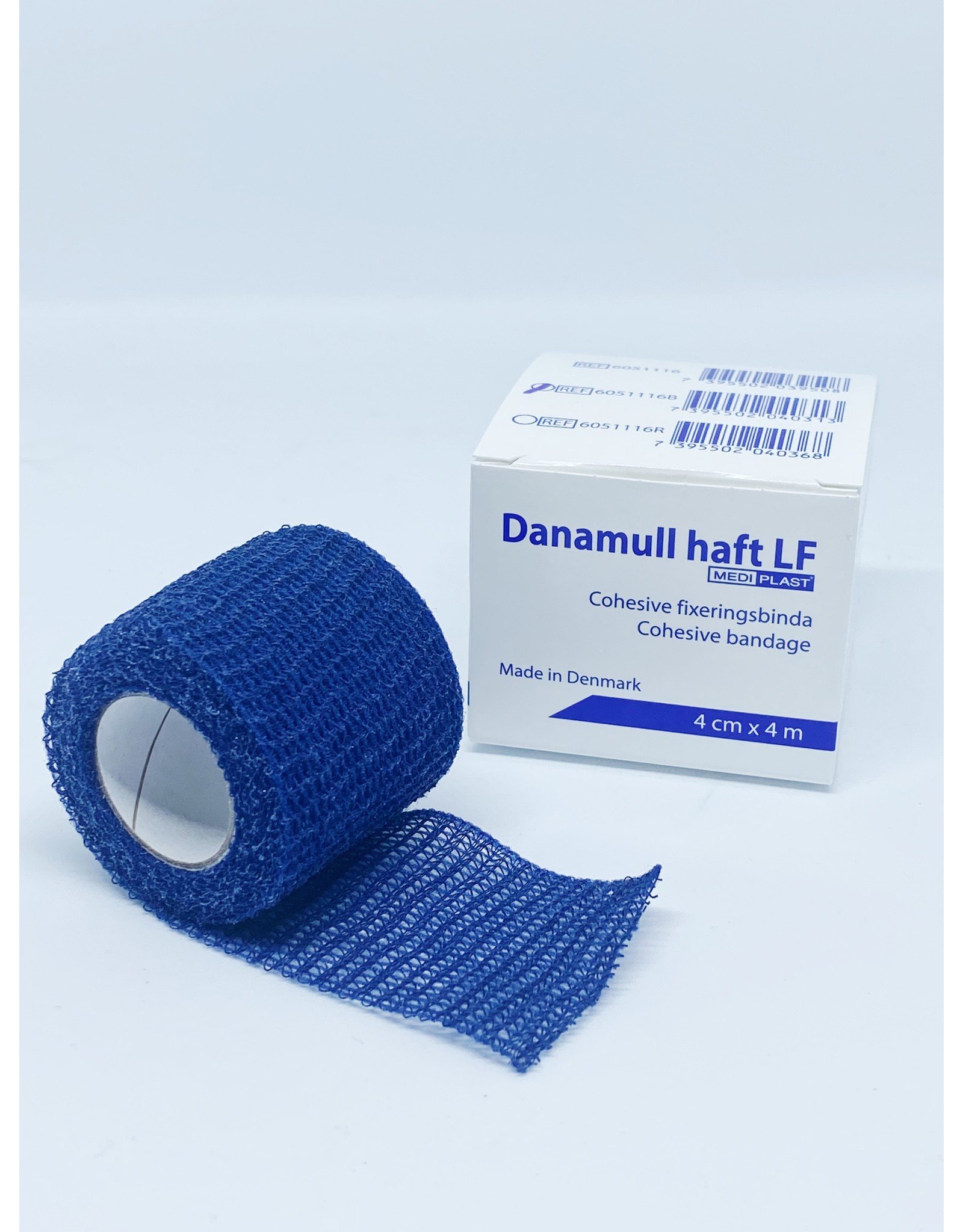 Mediplast Danamull Haft Zelfklevend Fixatiewindsel Blauw 4cm x 4m