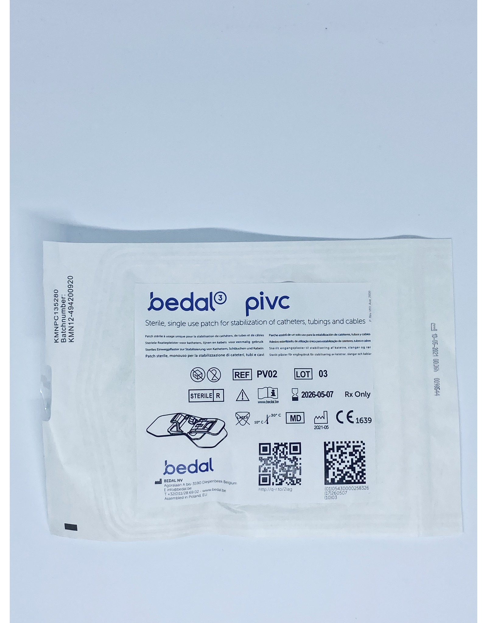 Bedal Bedal PIVC fixation dressing / device