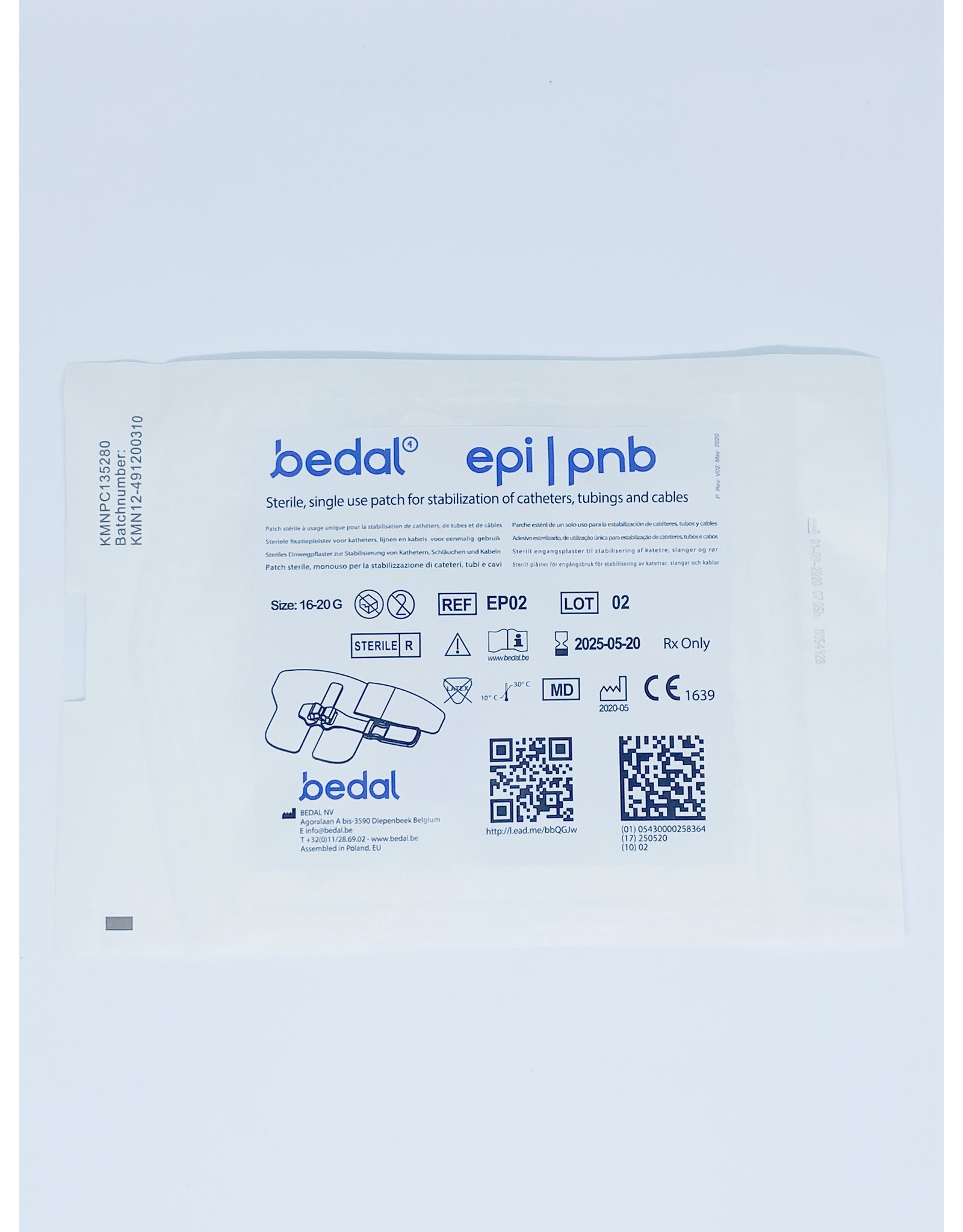 Bedal Bedal EPI / PNB Fixation dressing / device