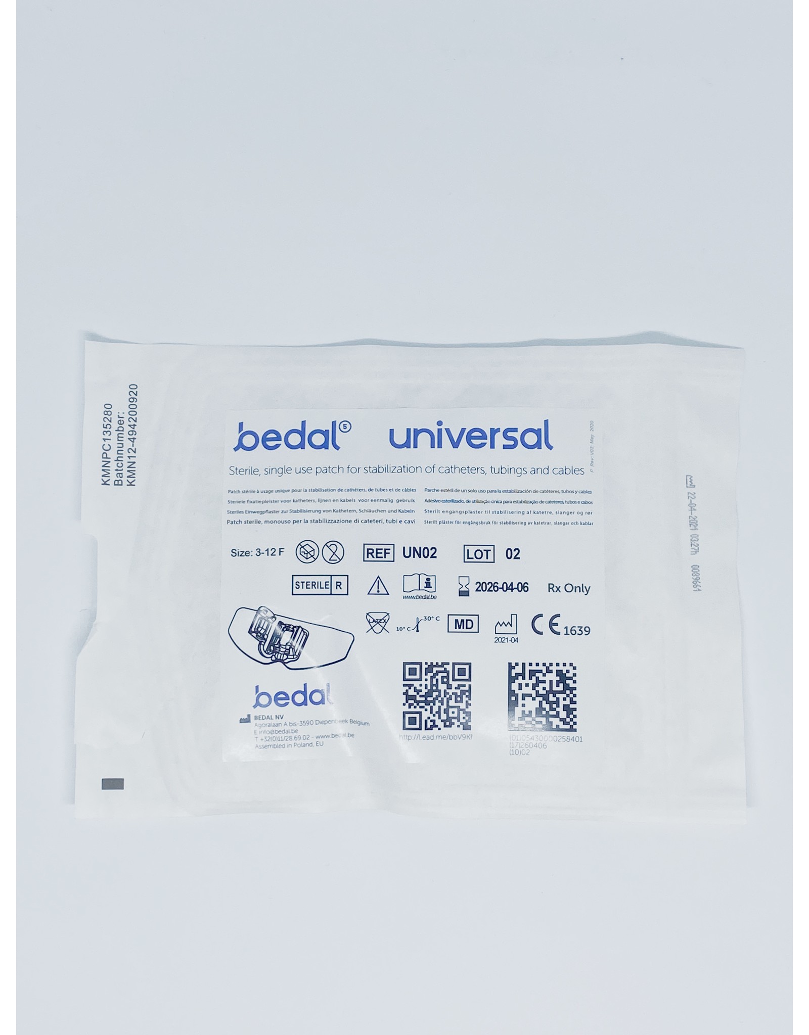 Bedal Bedal Universal / Universele fixatiepleister