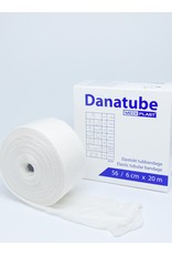 Mediplast Danatube bamboe Elastisch Buisverband 5,6cm x 20m - Elleboog en Hoofd