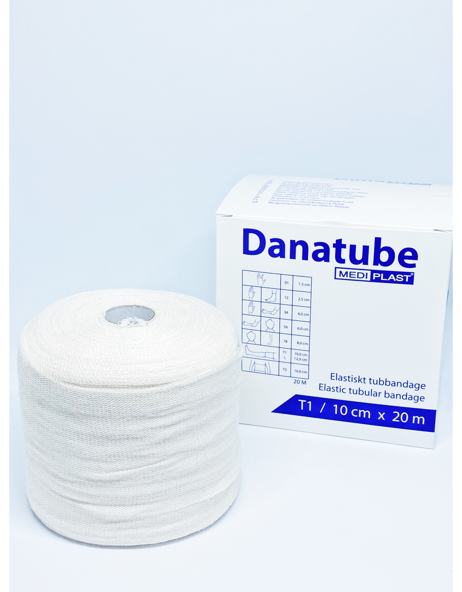 Mediplast Danatube bamboo Tubular Gauze 10cm x 20m - Trunk bandage children and large head