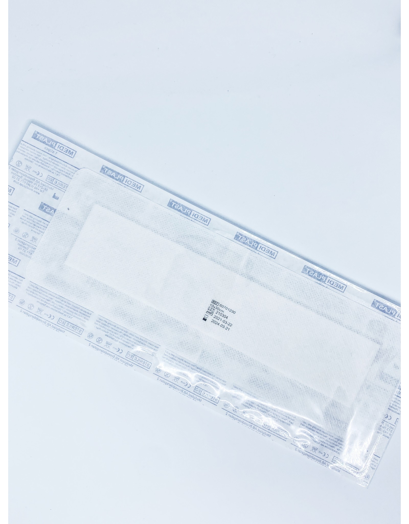 Mediplast Mediplast non-woven Eilandpleister 10cm x 30cm - Doos 30 stuks