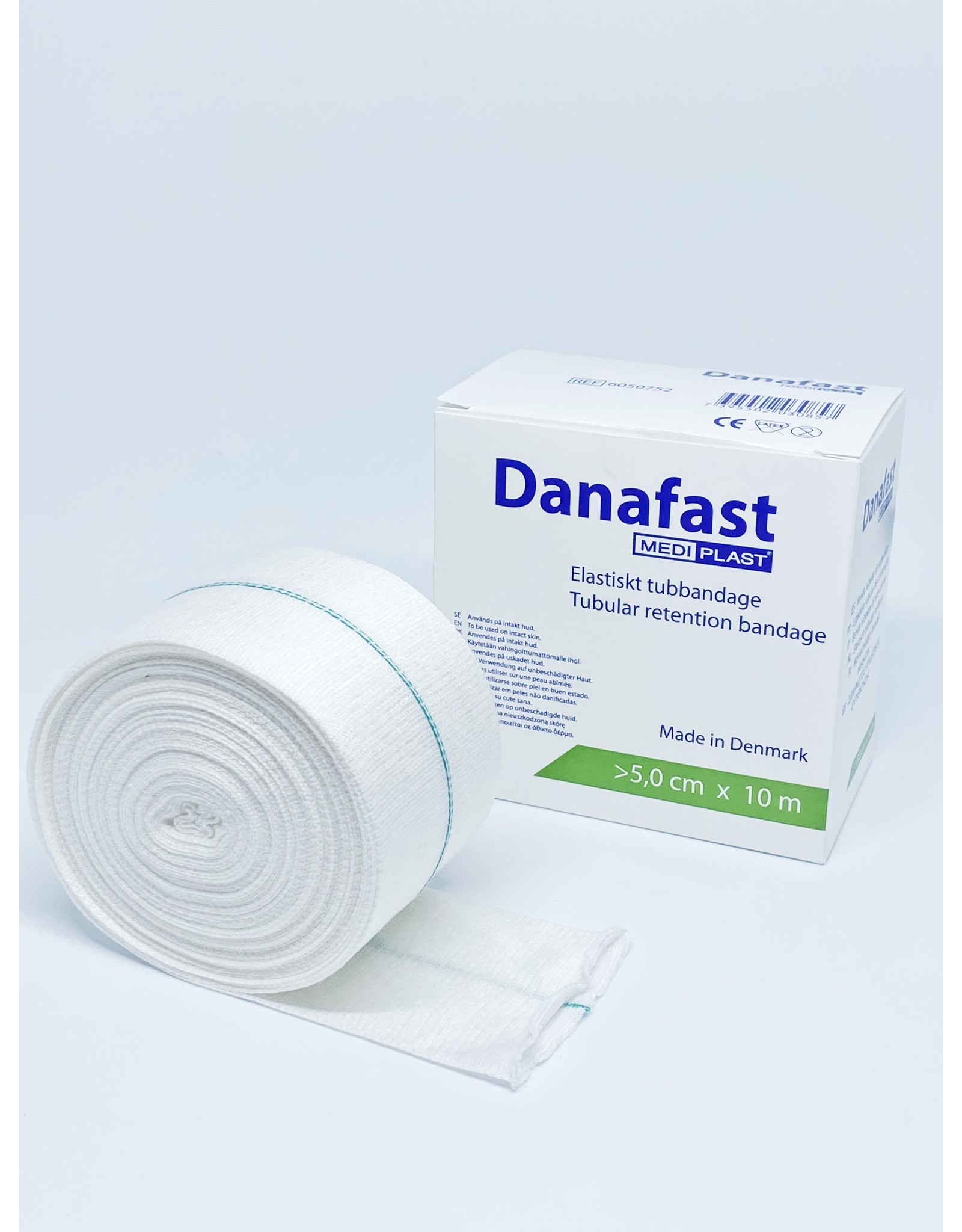 Mediplast Danafast Buisverband Single-way stretch 5.5cm x 10m - voeten, handen, armen en kleine benen