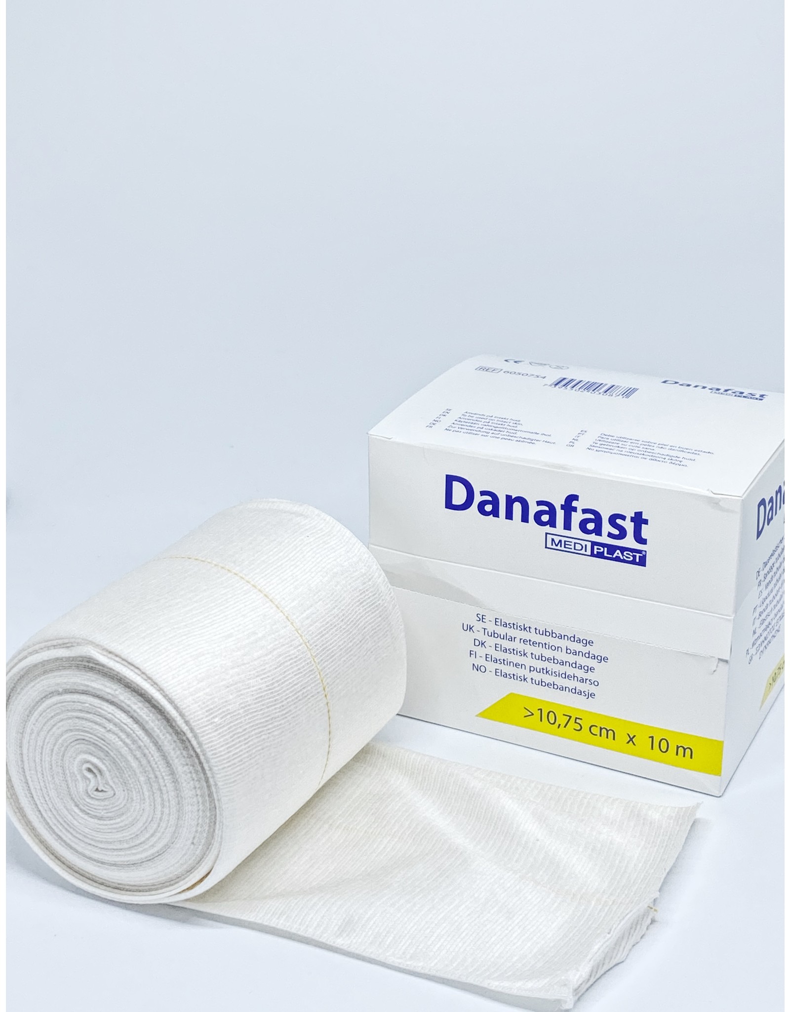 Mediplast Danafast Buisverband Single-way stretch 12cm x 10m - Dijen en kleine bovenlichamen