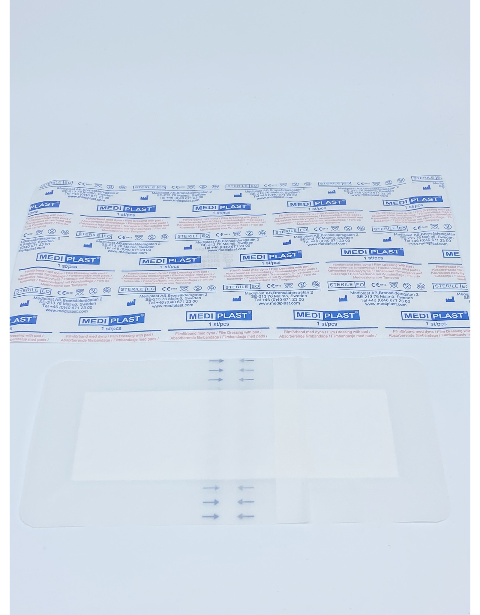 Mediplast Mediplast Waterproof Film met pad wondpleister steriel 10 x 20cm