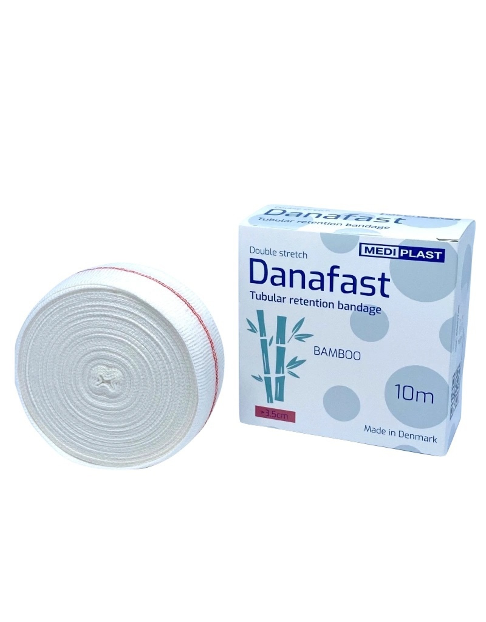 Mediplast Danafast Bamboe Buisverband Double stretch >3,5cm pols en enkel