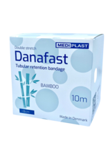 Mediplast Danafast Tubular Bamboo Bandage Double stretch >8cm legs, arms and thighs.