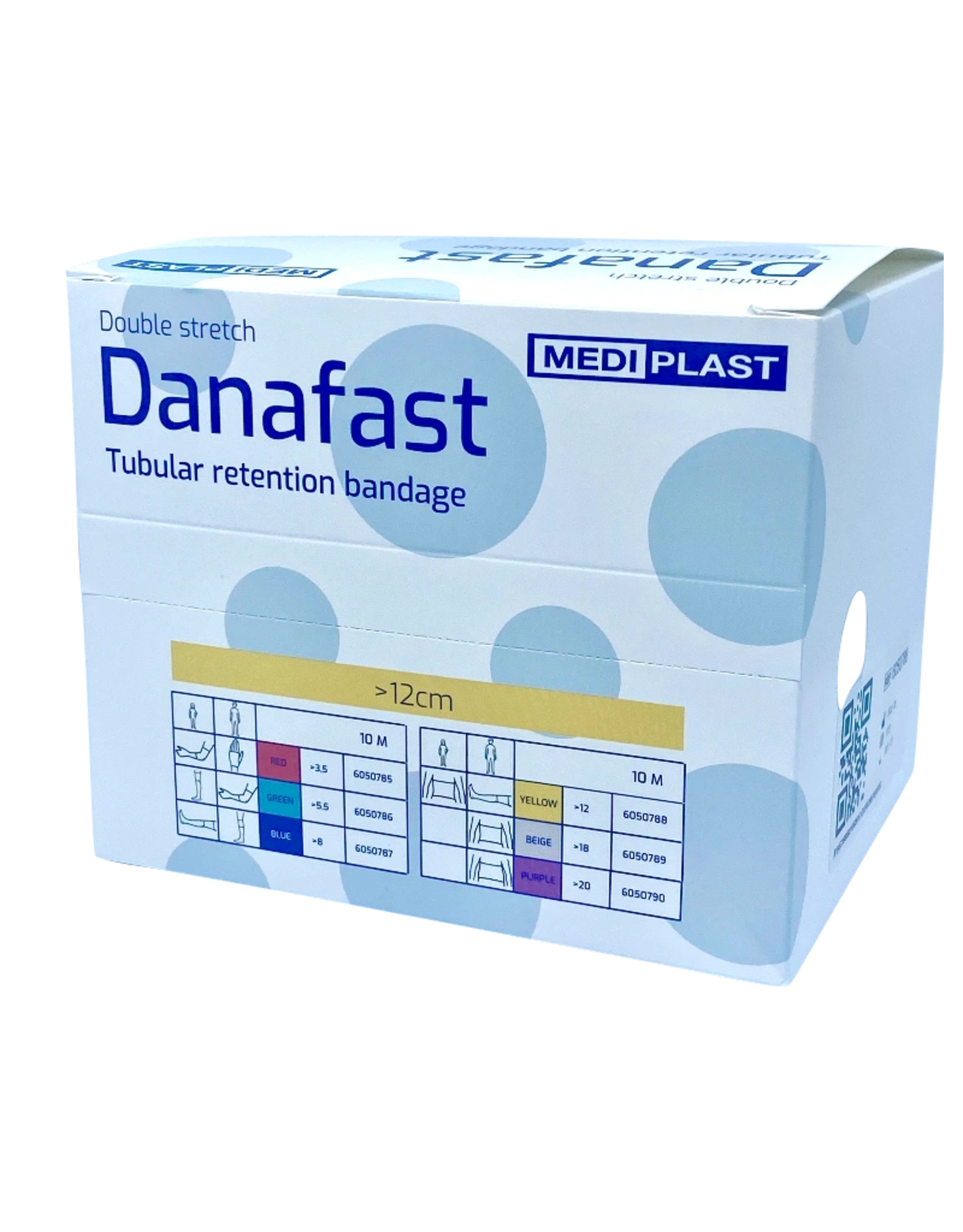 Mediplast Danafast Bamboe Buisverband Double stretch >12cm dijen en kleine bovenlichamen