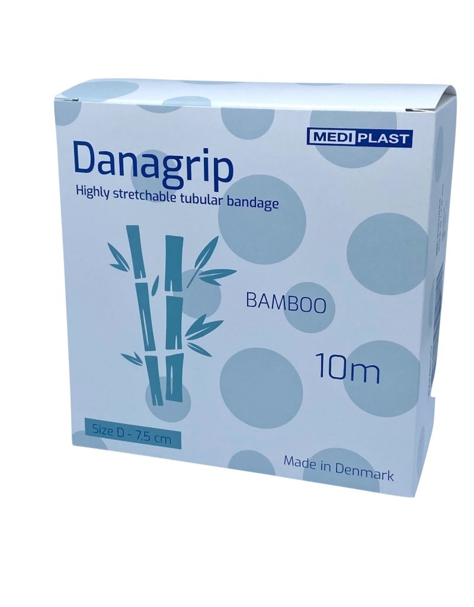 Mediplast Danagrip Compressief Bamboe Buisverband voor benen  7,5cm x 10m