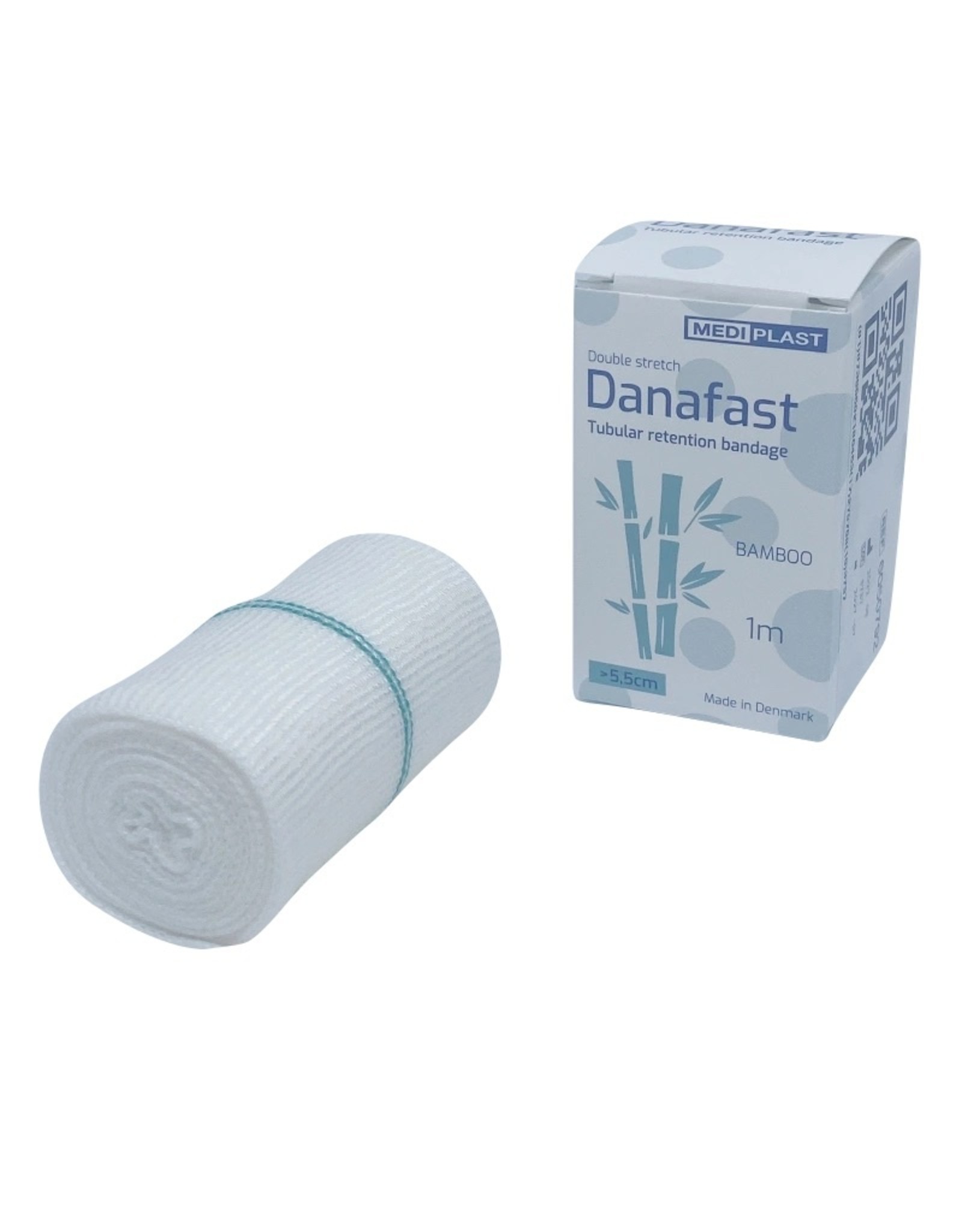 Mediplast Danafast Bamboe Buisverband Double stretch >5,5cm voeten, handen, armen en kleine benen