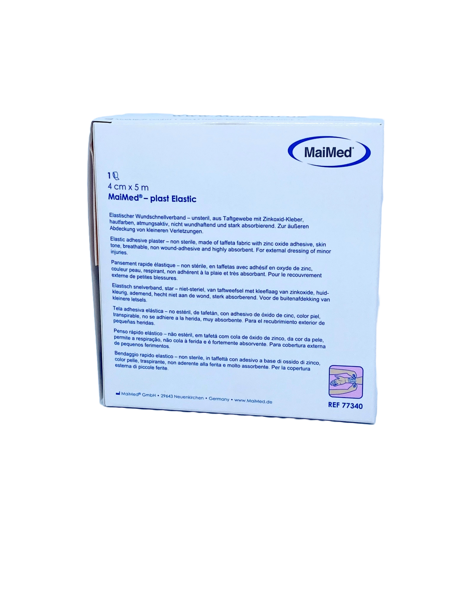 Maimed Elastic dressing on roll - 4cm x 5m - MaiMed - Plast Elastic