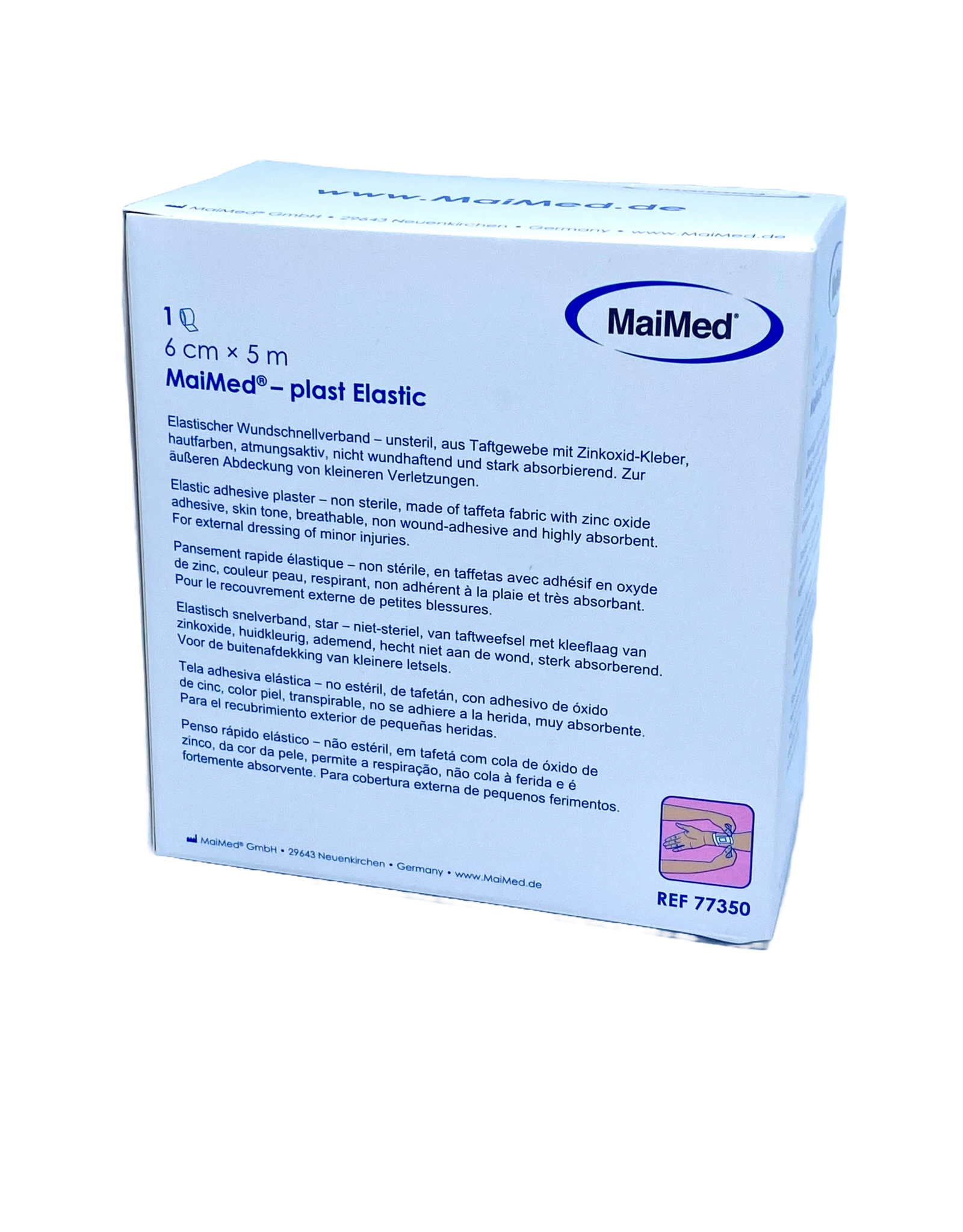 Maimed Elastic dressing on roll - 6cm x 5m - MaiMed - Plast Elastic