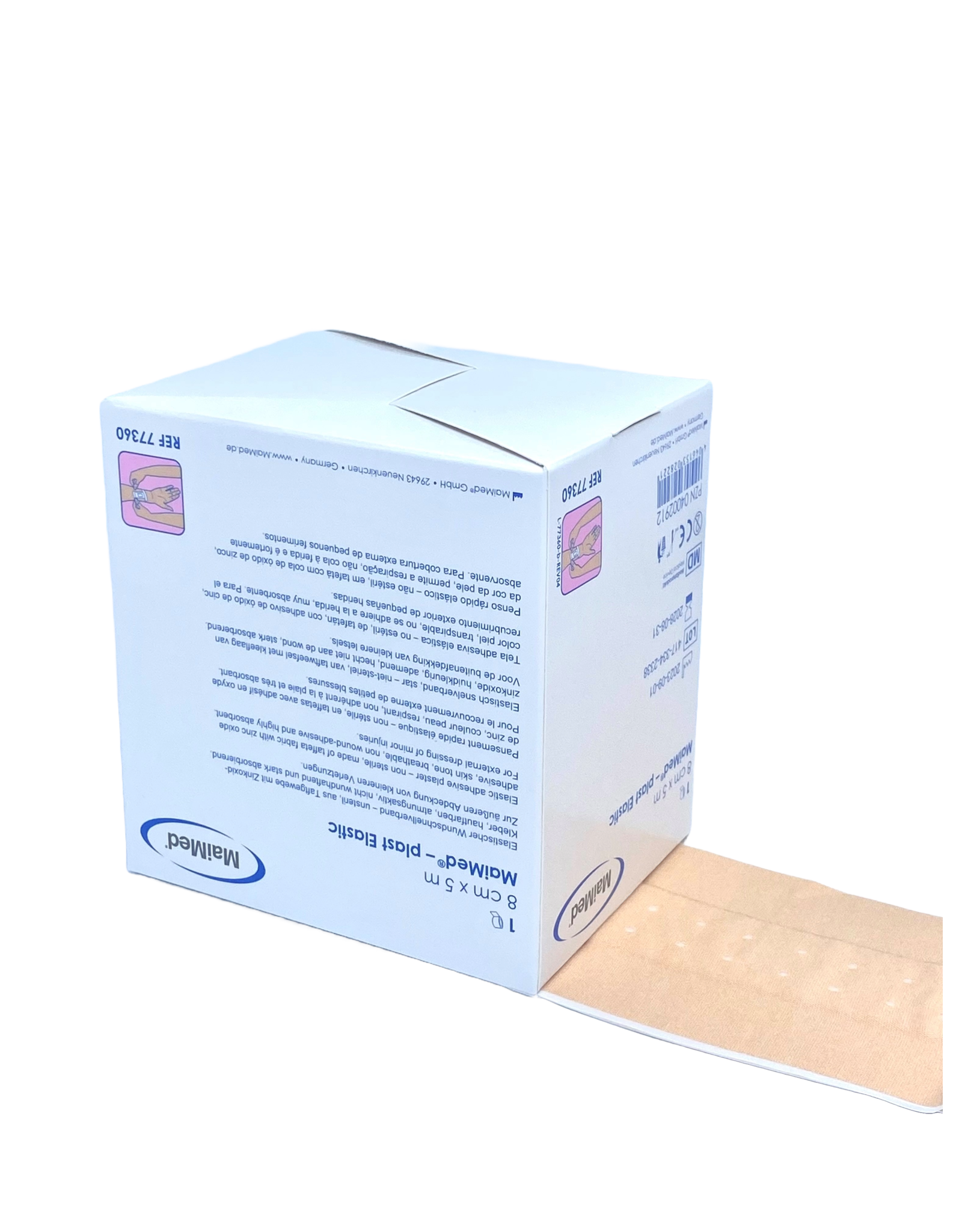 Maimed Elastic dressing on roll - 8cm x 5m - MaiMed - Plast Elastic