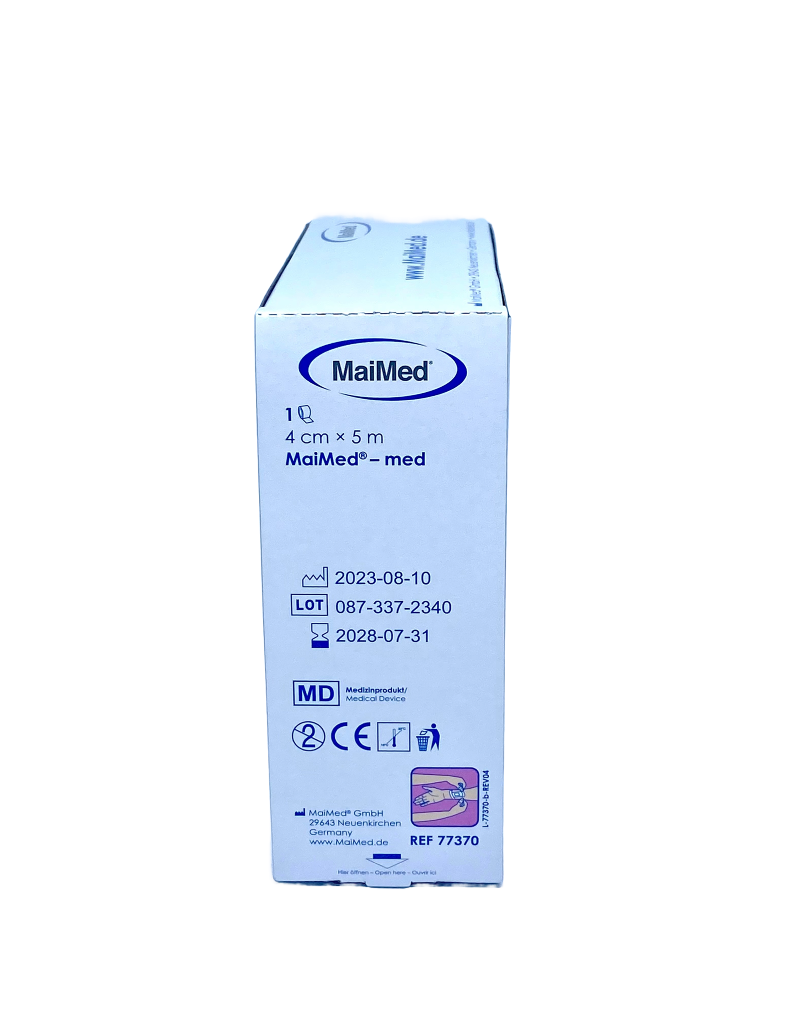 Maimed non-woven dressing by roll - 4cm x 5m - Maimed