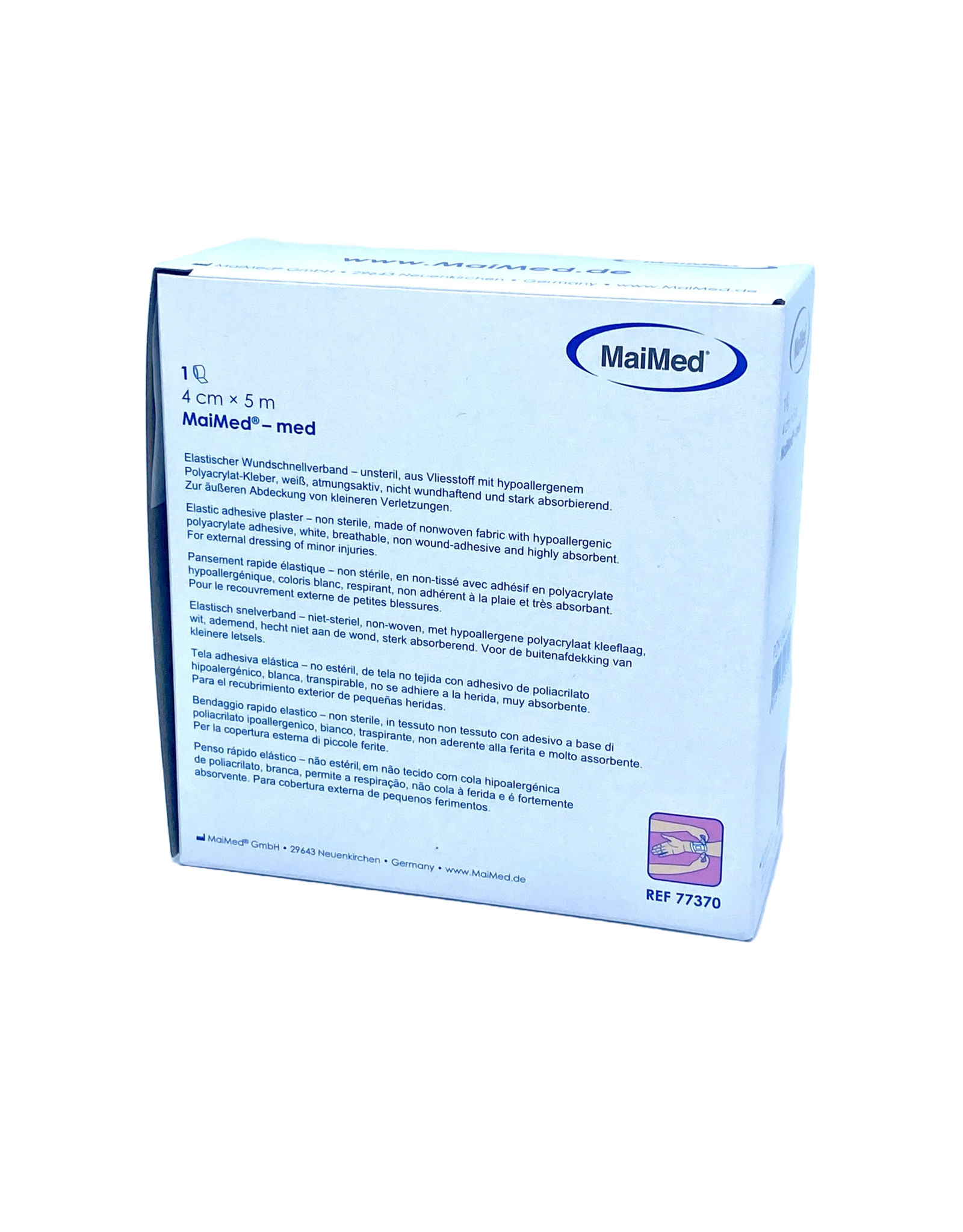 Maimed non-woven dressing by roll - 4cm x 5m - Maimed