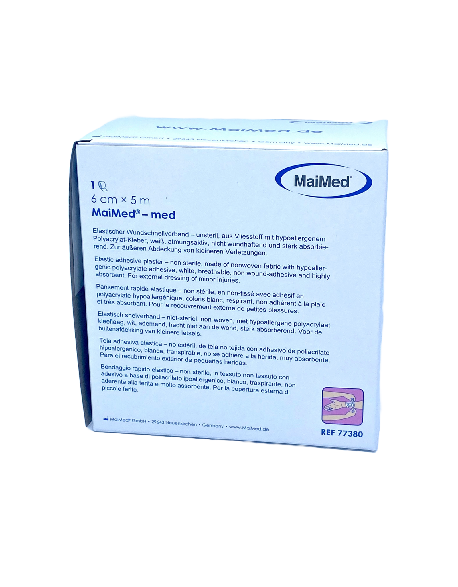 Maimed non-woven dressing by roll - 6cm x 5m - Maimed