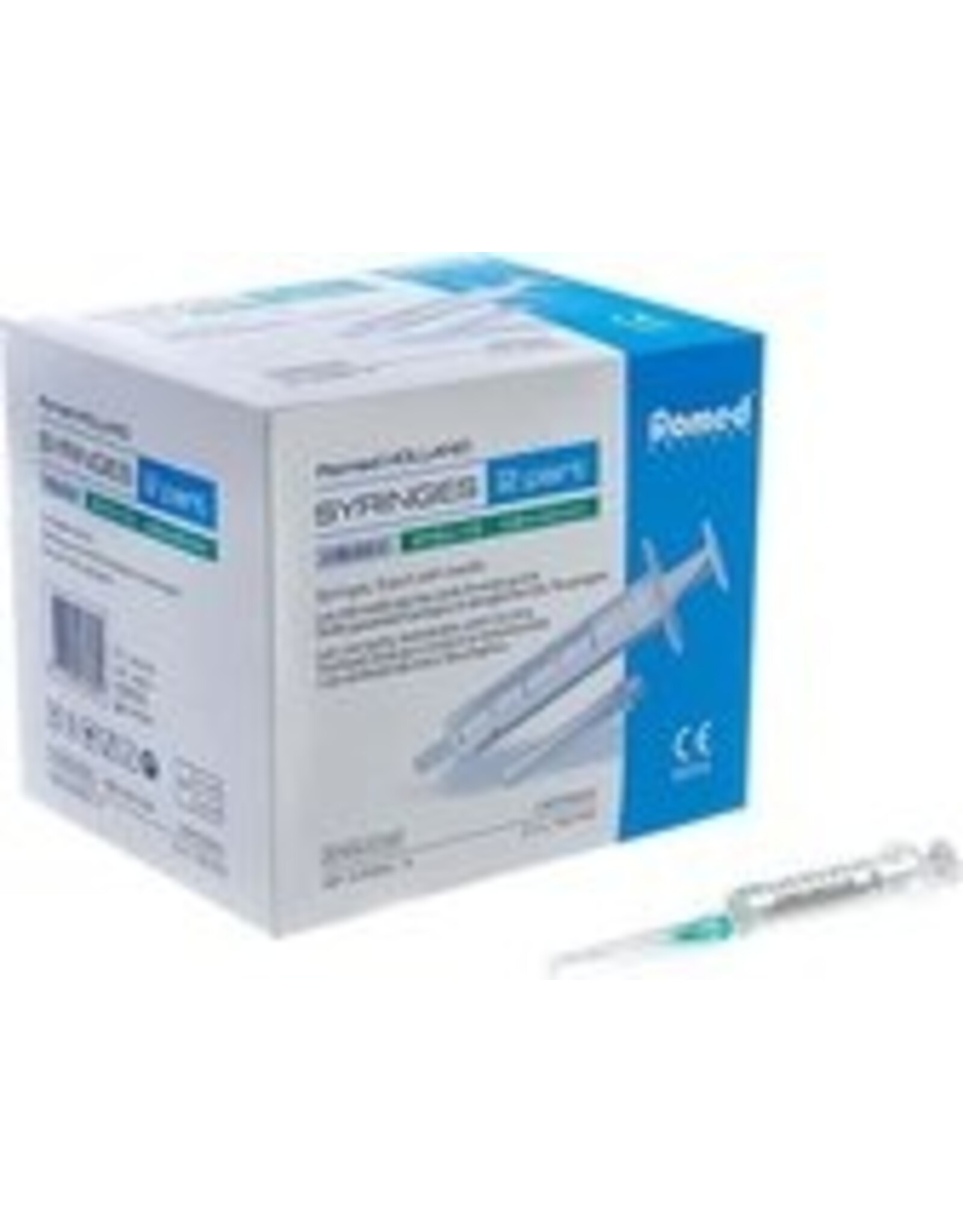 Romed Romed 10ml syringes with needle 50 pieces - Two-piece 10ml disposable syringe with cannula, sterile packed per piece - Copy