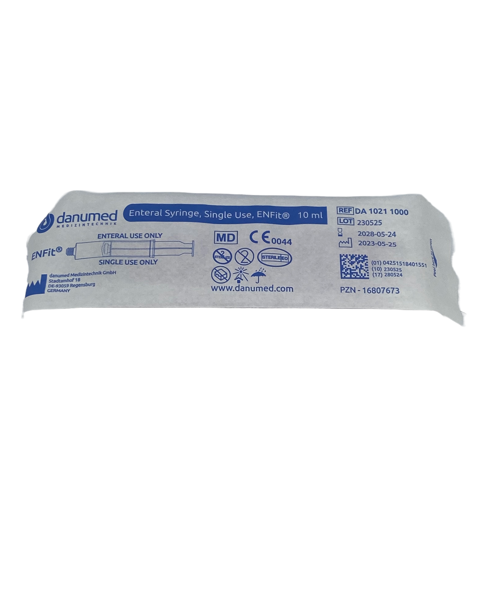 Danumed Danumed enteral syringe 10ml - sterile - single use