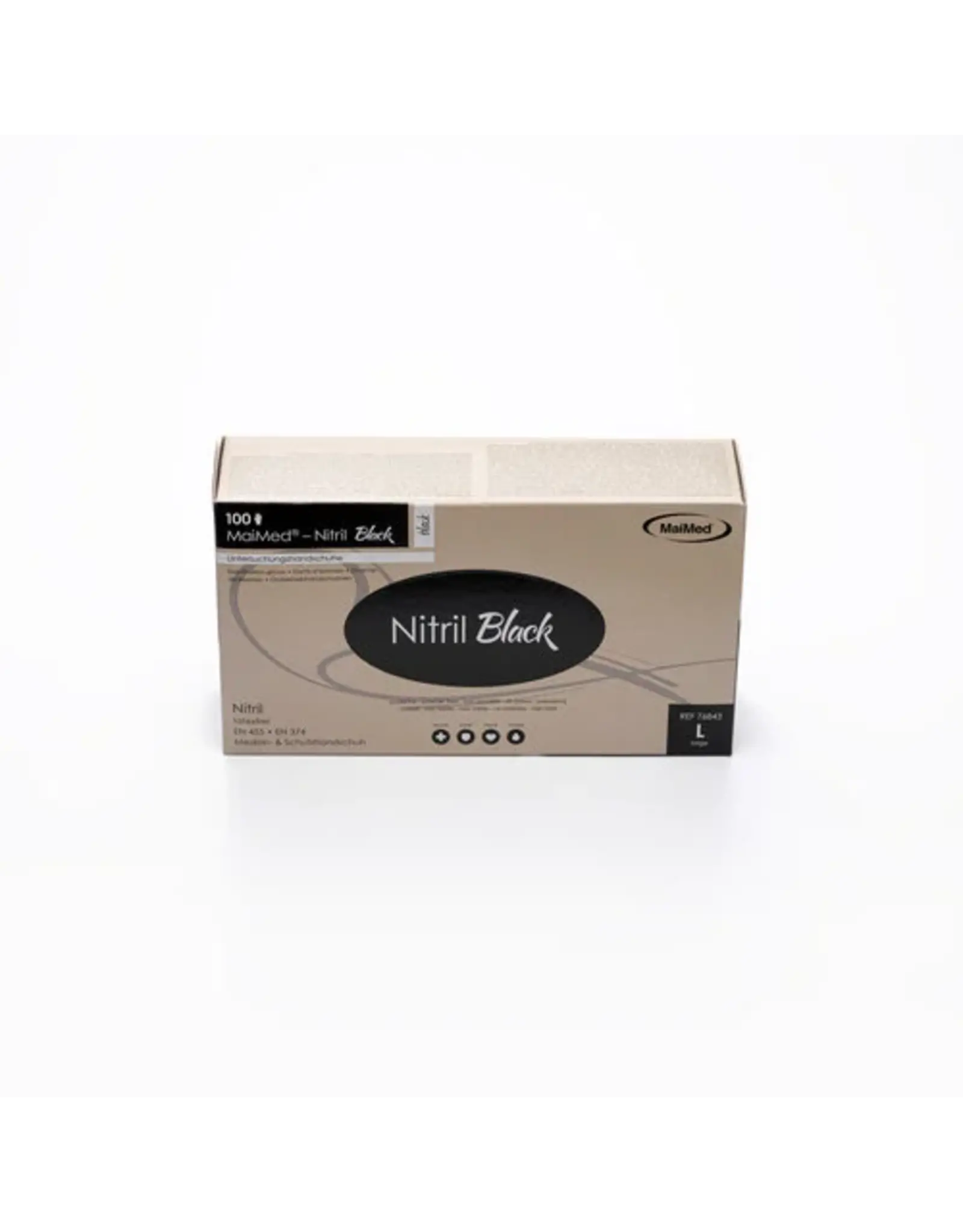 Maimed Maimed Nitril black, powder-free, S (100)