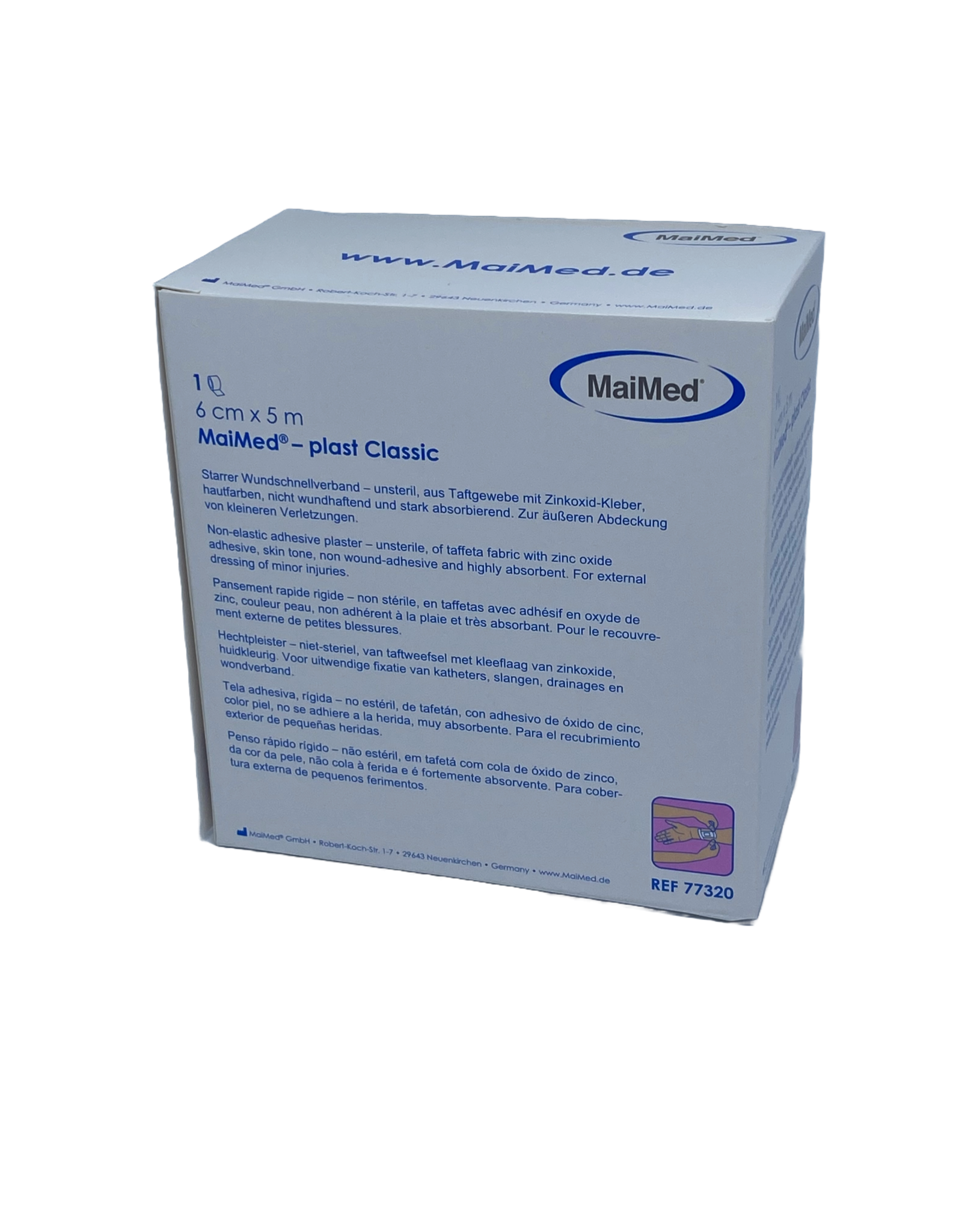 Maimed Maimed-plast Classic dressing on roll - 6cm x 5m