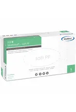 Maimed Maimed-Soft- L, poedervrije - Latex onderzoekshandschoenen, 100 stuks/doos