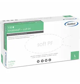 Maimed Maimed-Soft- L, Latex onderzoekshandschoenen, 100 stuks/doos