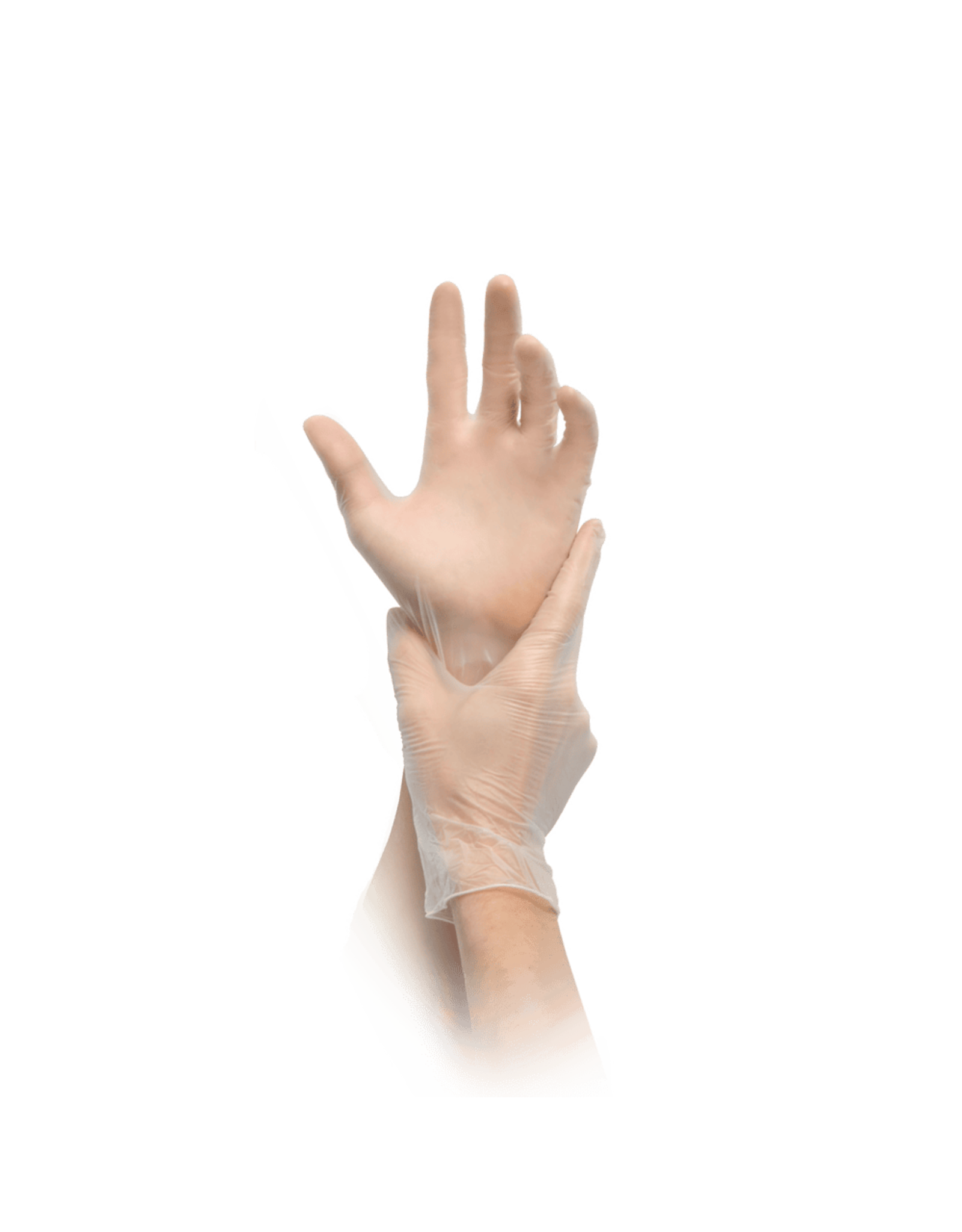 Maimed Maimed Vinyl PF - L - examination gloves - 100 pieces - Transparent