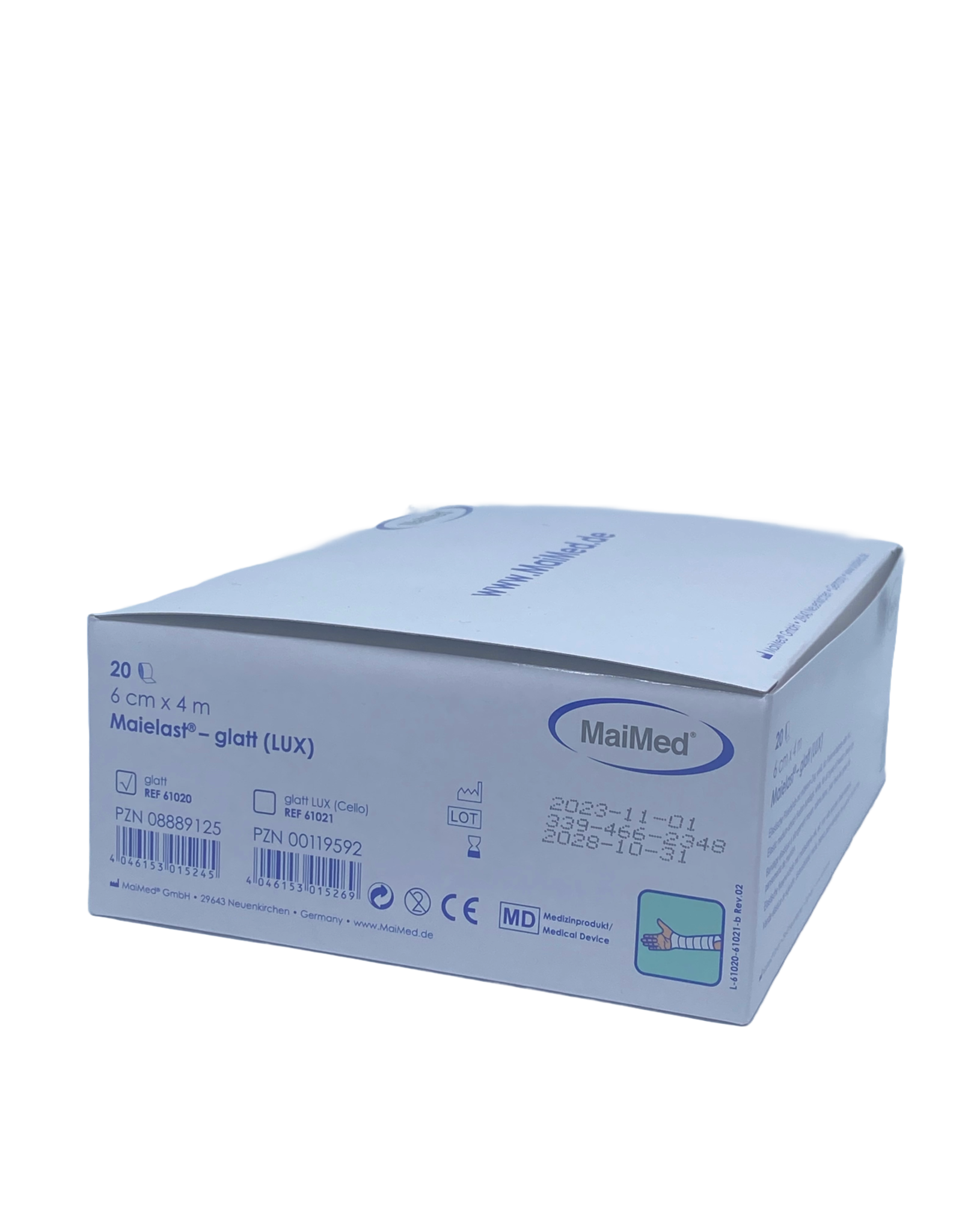 Maimed Maielast-glatt 6cm x 4m fixation bandage