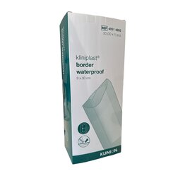 Klinion eilandpleister 9x30cm waterdicht Kliniplast