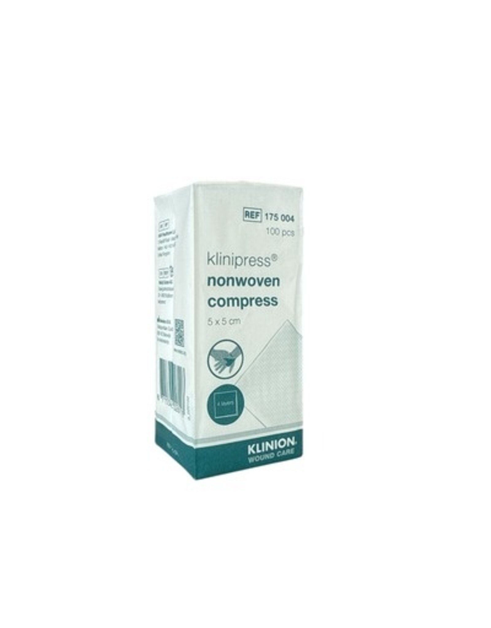 Klinion Klinion non-woven compress 5 x 5 cm, 100 pieces