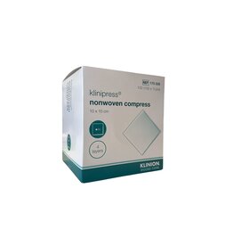 Klinion Klinion non-woven compress 10 x 10cm, 100 x 1 pcs
