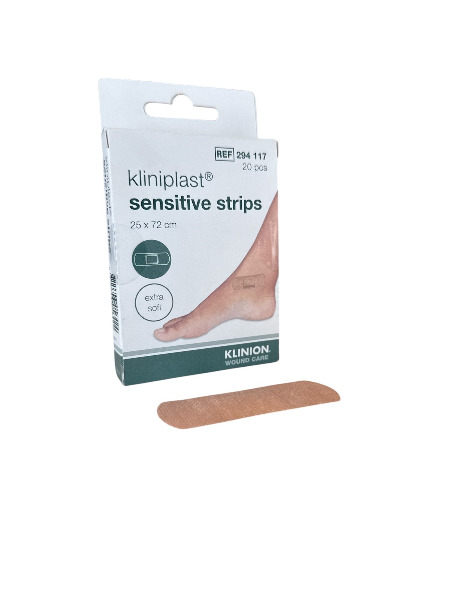Klinion Kliniplast Ready non-woven plasters 2.5 x 72cm  - 20 pcs