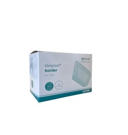 Klinion Kliniplast Nonwoven Border 5 x 7 CM wit - 50 stuks steriel verpakt