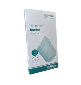 Klinion Kliniplast Nonwoven Border 10 x 20 cm  white - 10pcs sterile packed