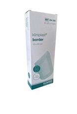 Klinion Klinion Kliniplast Nonwoven Border eilandpleister 10 x 30cm  wit - 25stuks steriel verpakt
