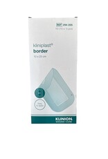 Klinion Klinion Kliniplast Nonwoven Border eilandpleister 10 x 25cm  wit - 10 stuks steriel verpakt
