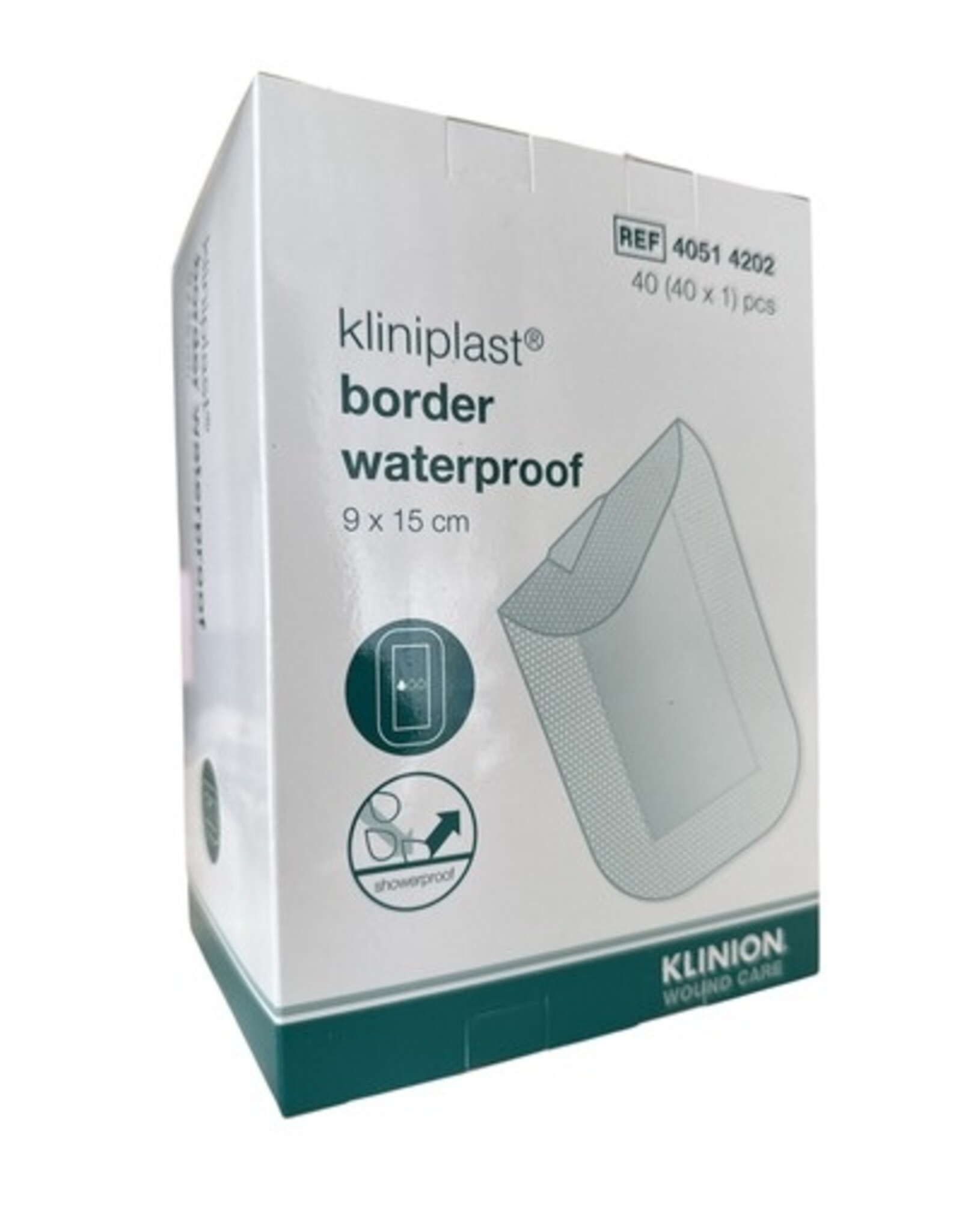 Klinion KLINION Kliniplast island plaster water-resistant - 9x15cm - 40pcs