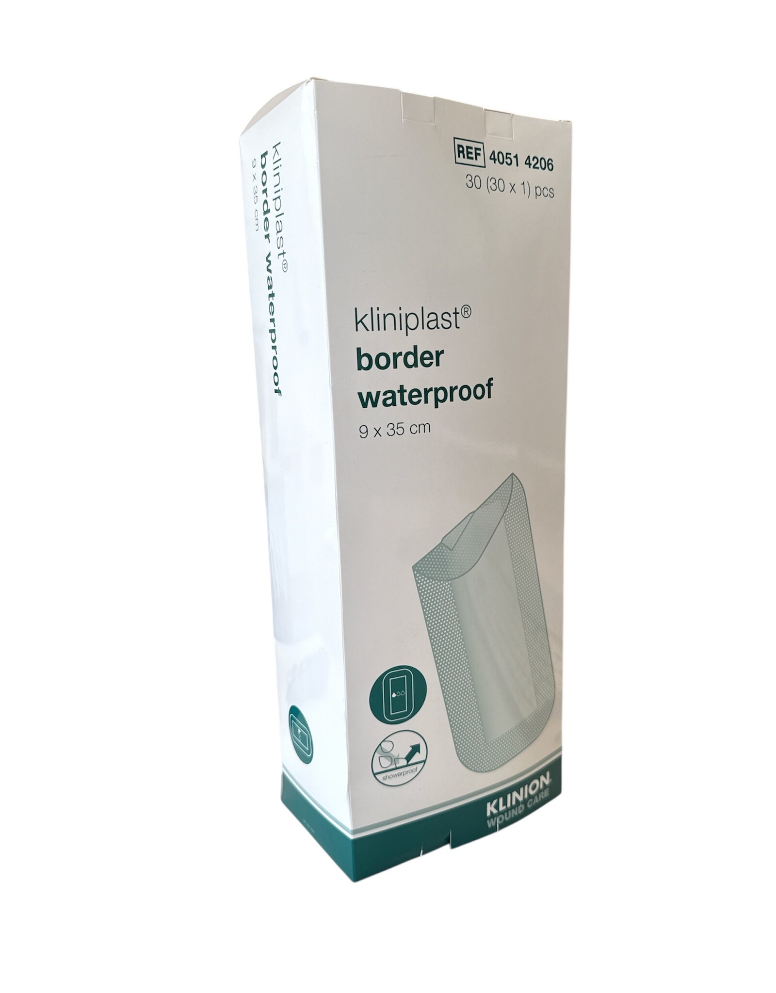 Klinion KLINION kliniplast eilandpleister waterbestendig 9x35cm  - 30 stuks