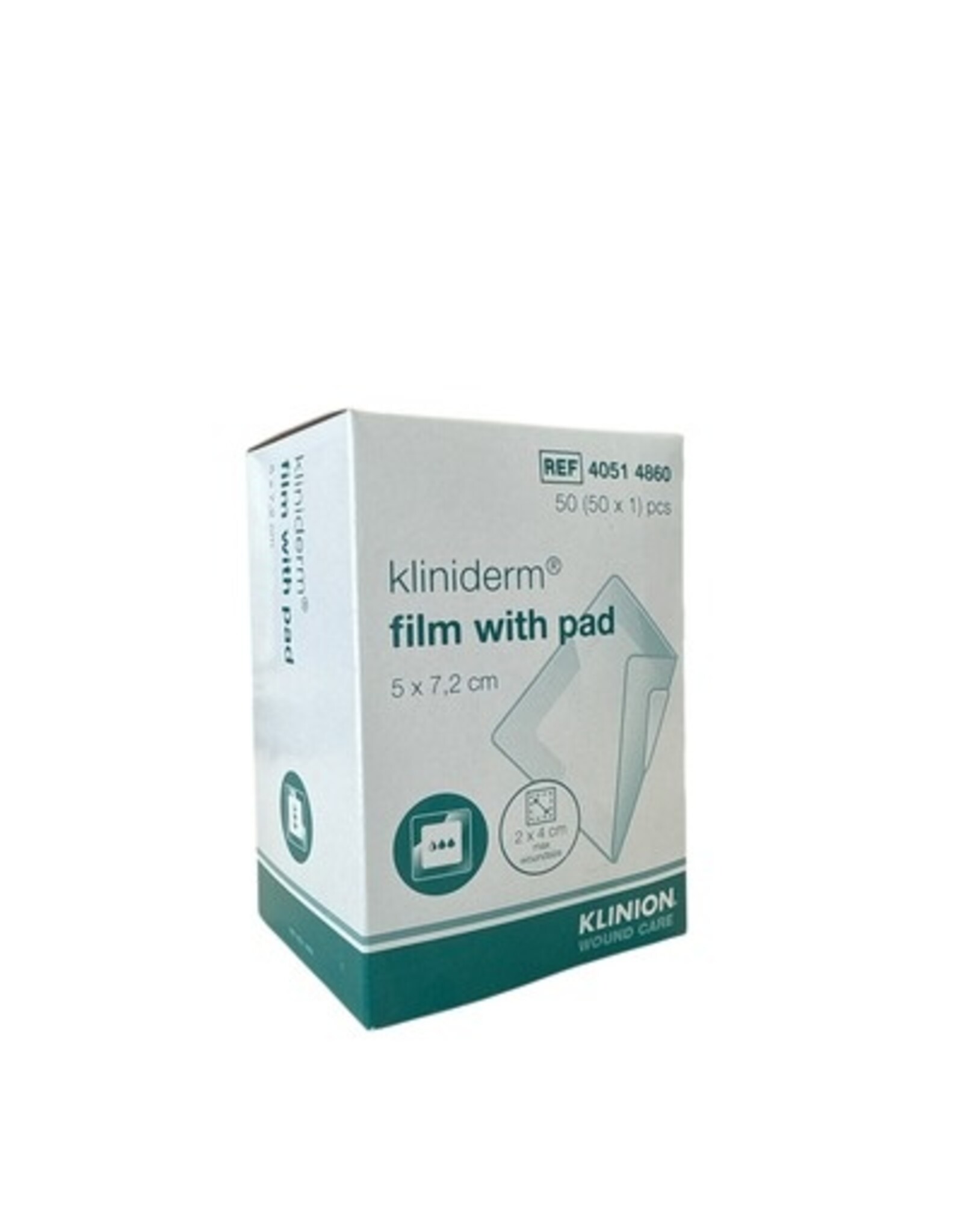 Klinion KLINION klinierm film pad island plaster waterproof 5 x 7cm (50 pieces)