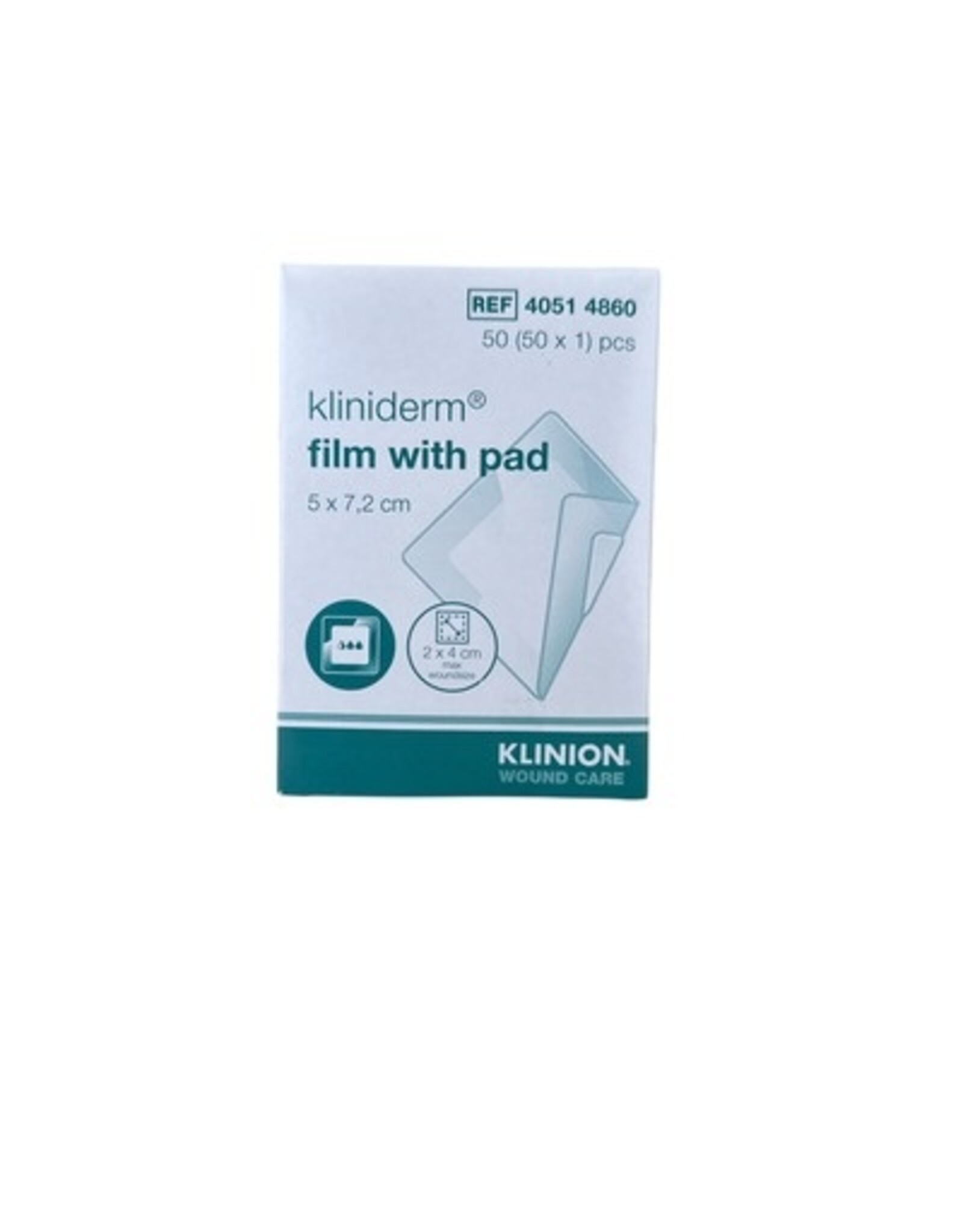 Klinion KLINION klinierm film pad island plaster waterproof 5 x 7cm (50 pieces)