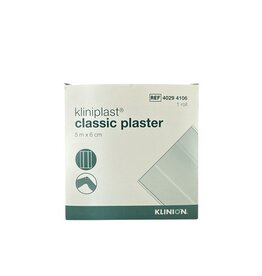 Klinion Klinion Kliniplast classic wondpleister op rol - textiel 5m x 6cm