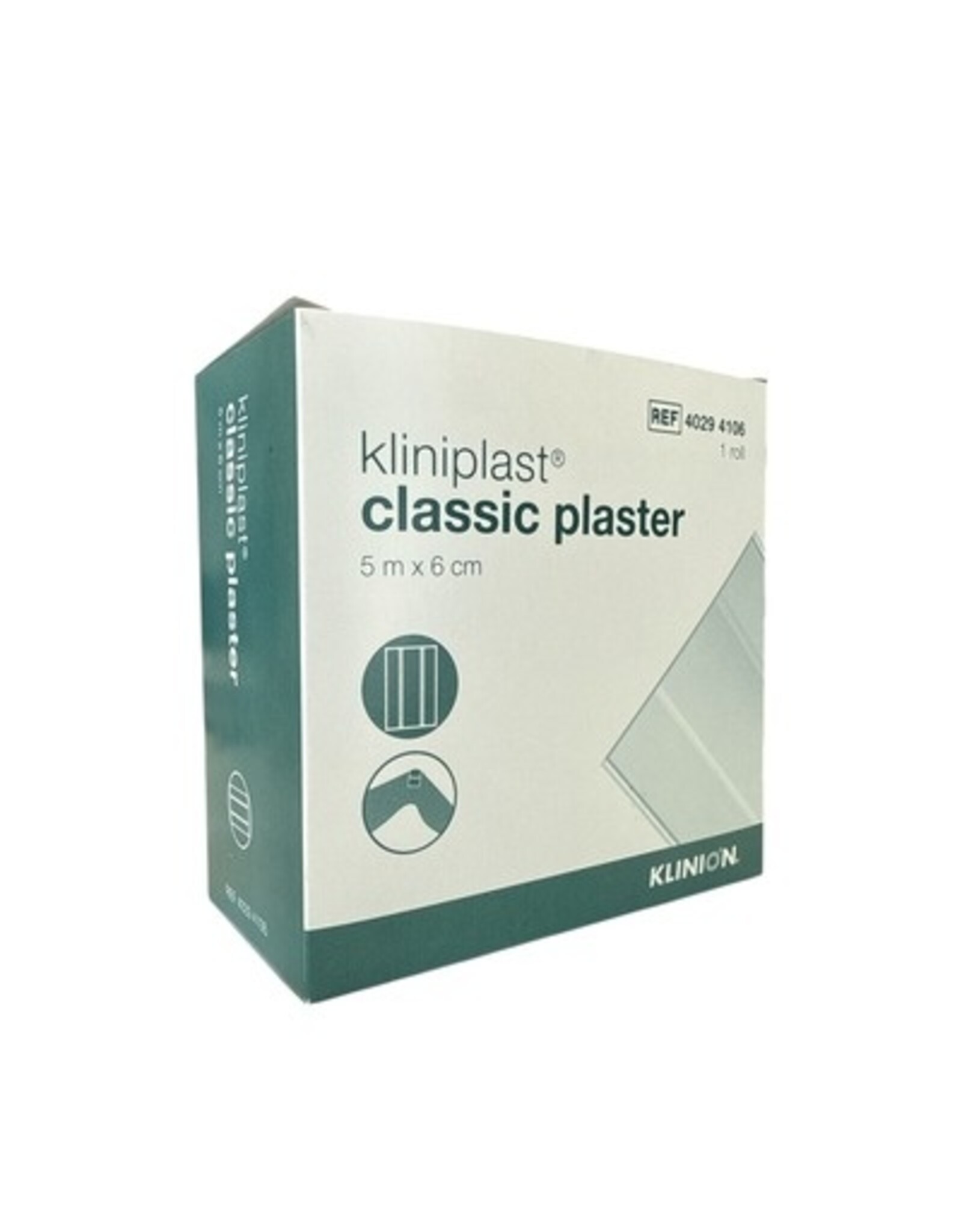 Klinion Klinion Kliniplast classic wondpleister op rol - textiel 5m x 6cm