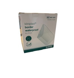 Klinion Kliniplast eilandpleister waterbestendig 9x10cm  - 40 stuks