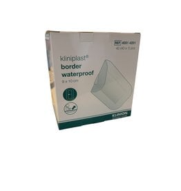 Klinion Kliniplast island plaster water-resistant - 9x10cm - 40pcs